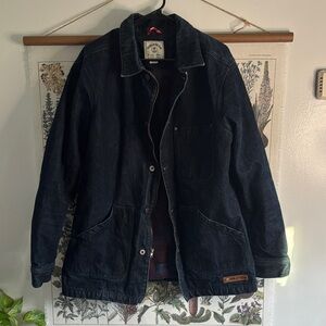 Iron & Resin Dark Blue Men's Denim Work Jacket XL